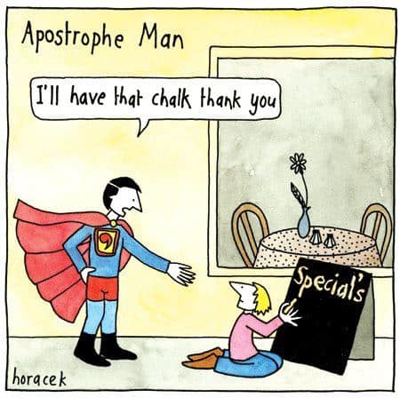 apostrophe man