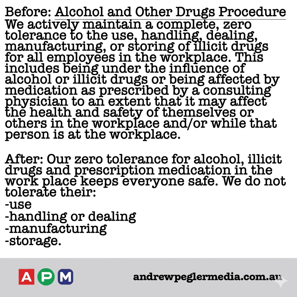 Plain English Review for a Logistics Company