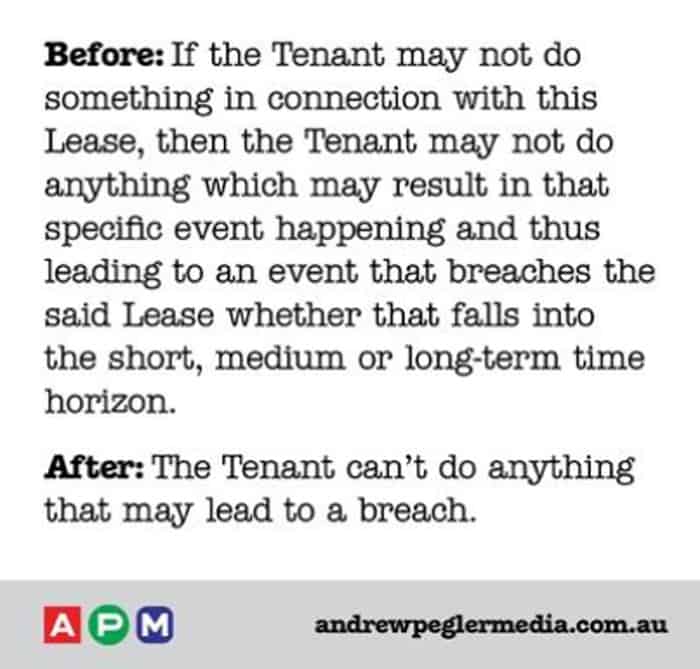 Groaning retail lease sample editing