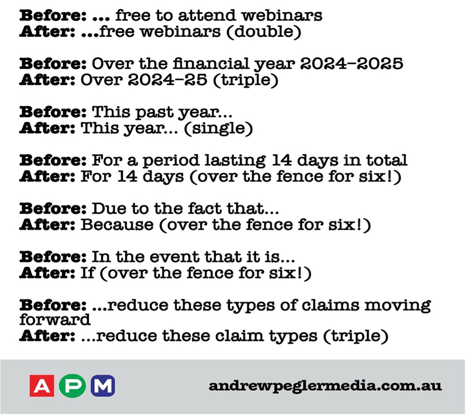 plain english writing